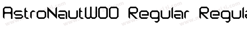 AstroNautW00 Regular Regular字体转换